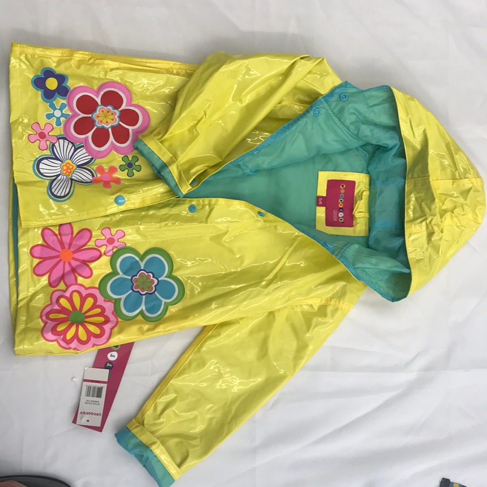 Girls Raincoat Size 5/6, Wippette Kids NWT